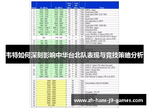 韦特如何深刻影响中华台北队表现与竞技策略分析